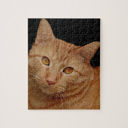 ORANJE GINGER TABBY CAT JIGSAW PUZZLE LEGPUZZEL (Verticaal)