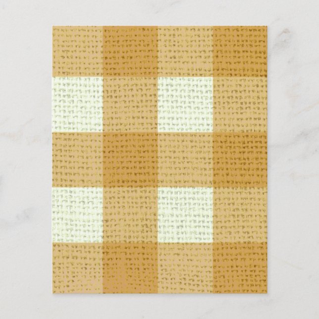 Oranje gingham (Voorkant)