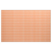 Oranje Gingham Check Stof (Yard (91,4 cm))