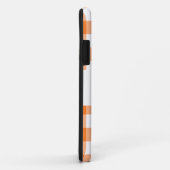 Oranje gingham patroon bruiloft gunsten Case-Mate iPhone case (Achterkant/rechts)