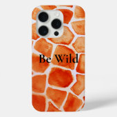 Oranje Giraffe Animal Print Case-Mate iPhone Case (Achterkant)