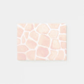 Oranje Giraffe Animal Print Post-it® Notes (Voorkant)