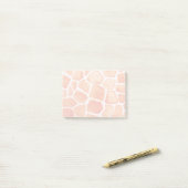 Oranje Giraffe Animal Print Post-it® Notes (Op bureau)