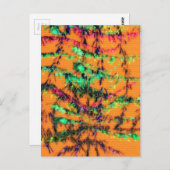 Oranje Glad Briefkaart (Voorkant / Achterkant)