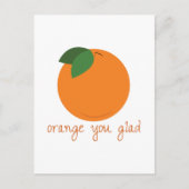 Oranje Glad Briefkaart (Voorkant)