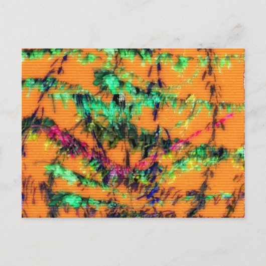 Oranje Glad Briefkaart (Voorkant)