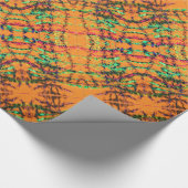 Oranje Glad Cadeaupapier (Hoek)