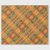 Oranje Glad Cadeaupapier (Vlak)