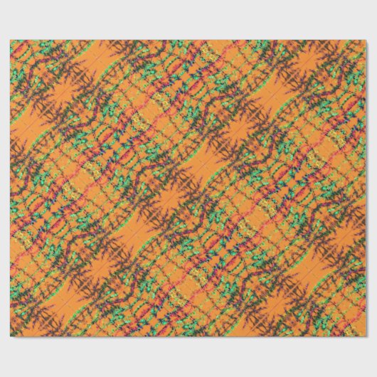 Oranje Glad Cadeaupapier (Vlak)