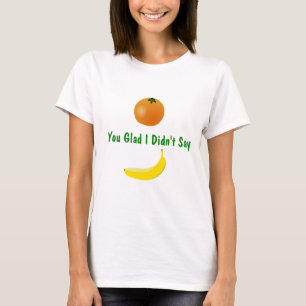 Oranje Glad Joke T-Shirt