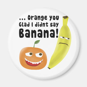 Oranje Glad Magneet