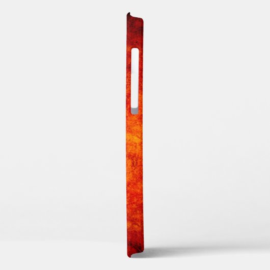 Oranje glanzende rots Hoesje-Mate iPhone case (Achterkant / Links)