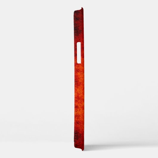 Oranje glanzende rots Hoesje-Mate iPhone case (Achterkant / Rechts)