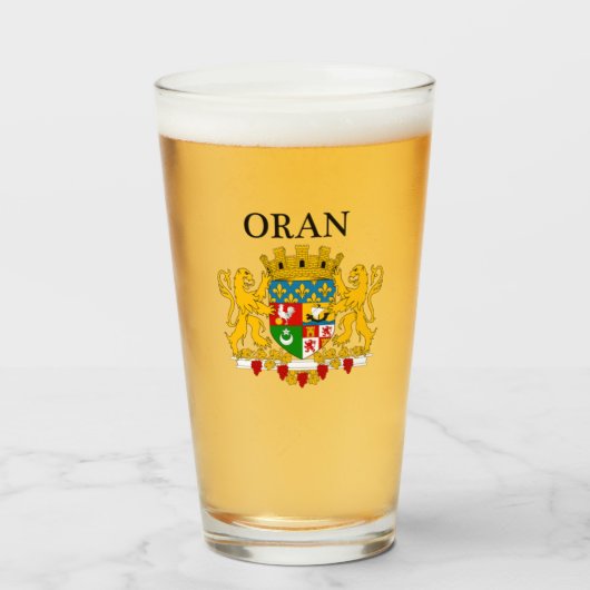 oranje glas (Voorkant gevuld)
