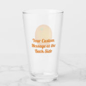 Oranje Glas (Achterkant)