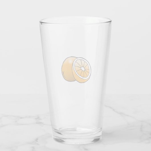 Oranje glas (Achterkant)