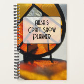 Oranje Glas-in-lood Planner (Voorkant)