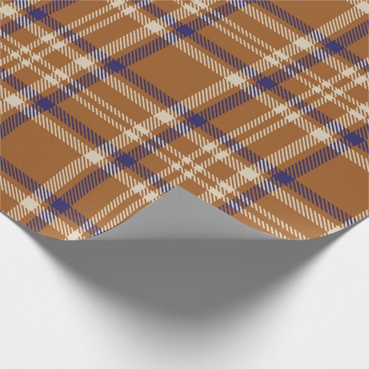 Oranje Glen Pset, naadloos patternabstras getextur Cadeaupapier (Hoek)