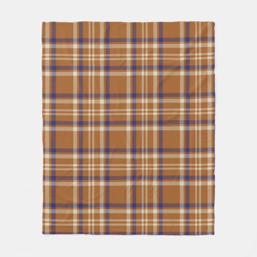 Oranje Glen Pset, naadloos patternabstras getextur Fleece Deken (Voorkant)