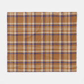 Oranje Glen Pset, naadloos patternabstras getextur Fleece Deken (Voorkant (Horizontaal))