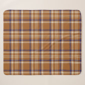 Oranje Glen Pset, naadloos patternabstras getextur Sherpa Deken (Voorkant (horizontaal))