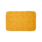 Oranje glitter en sparkles Patroon Badmat (Voorkant)