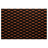 Oranje Glitter Mustache #2 Stof (Yard (91,4 cm))