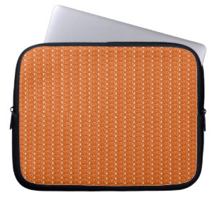 Oranje glitter voor laptophoes laptop sleeve