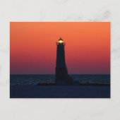 Oranje gloed in Frankfurt Briefkaart (Voorkant)