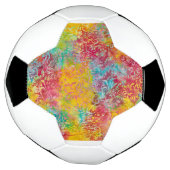 Oranje gloed voetbal (Gedraaid)