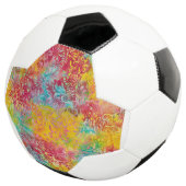 Oranje gloed voetbal (Drie kwart)