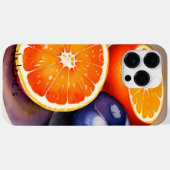 Oranje gloed Waterverf Case-Mate iPhone Case (Achterkant (horizontaal))