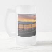 Oranje glorierijbonbout matglas bierpul (Links)