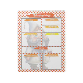 Oranje Gnome Verpleegkunde - Pathofysiologie Sjabl Notitieblok