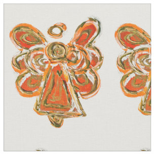 Oranje Gold Guardian Angel Kunstmateriaal Stof
