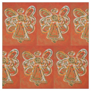 Oranje Gold Guardian Angel Kunstmateriaal Stof