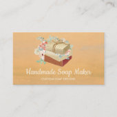 Oranje Gold Handmade Bath Bomb Soap Maker Visitekaartje (Voorkant)