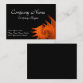 Oranje Golden Ratio Visitekaartje (Voorkant / Achterkant)