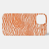 oranje golf iPhone hoesje (Achterkant horizontaal)