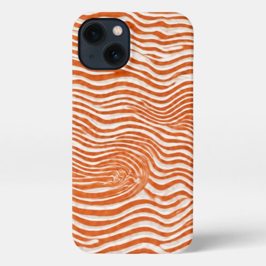 oranje golf iPhone hoesje (Achterkant)