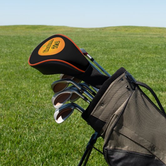Oranje Golfheadcover (Insitu)