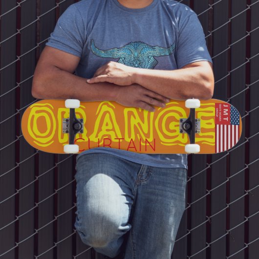 ORANJE GORDIJN 7 3/4" Skateboard Deck (Buiten 3)