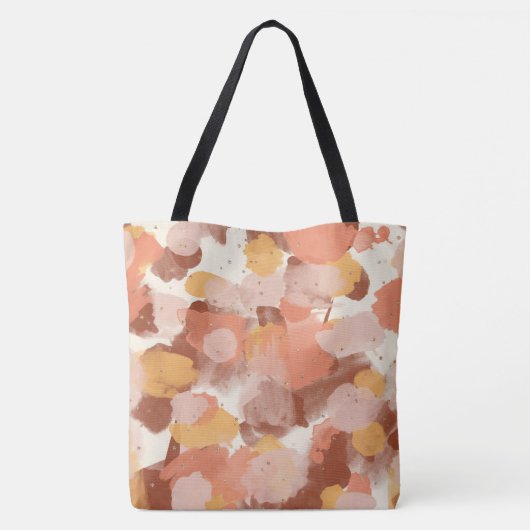 ORANJE GOUD & BEIGE SPETTERT & GEEF BEDANKT GEZEGD TOTE BAG (Achterkant)