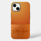 Oranje Goud Case-Mate iPhone Case (Achterkant)