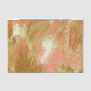 Oranje goudbruin Abstract Tissuepapier