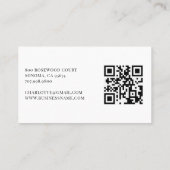 Oranje Gouden Zonnestralen Visitekaartje (Achterkant)