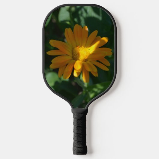 Oranje goudsbloem (Calendula officinalis) Pickleball Paddle (Voorkant)