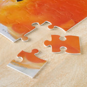 Oranje goudvis (Carassius auratus) Legpuzzel (Zijkant)
