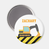 Oranje graafmachines, constructievoertuigen, voor  magneet (Voorkant / Achterkant)