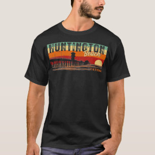 Oranje graafschap CA Huntington Beach T-shirt